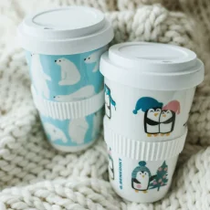 Termohrnek Coffee to go s tučňáky, G. Benedikt Termohrnek Coffee to go s tučňáky, G. Benedikt