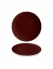 Talíř mělký, hnědý, 21 cm, Le choco 