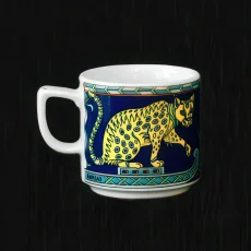 Šálek espresso, Gatto, tmavěmodrý, 90 ml, Bopla!