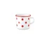 Retro hrnek, červené puntíky, 90 ml, Retro mugs Retro hrnek, červené puntíky, 90 ml, Retro mugs