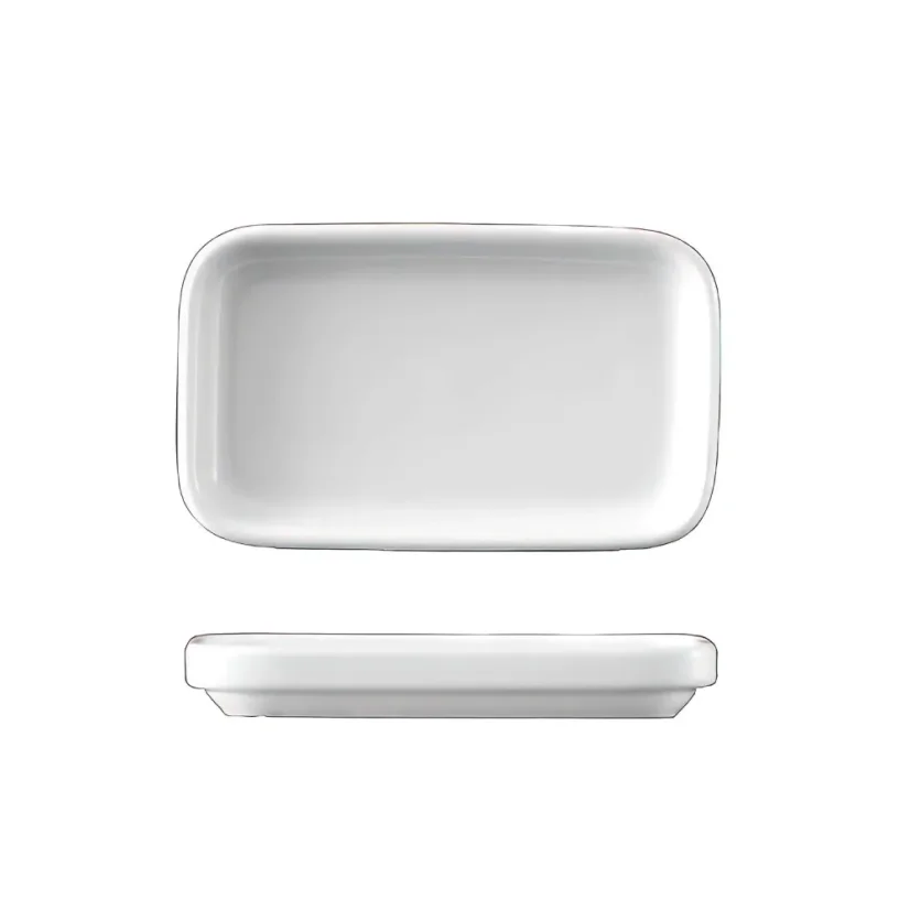 Miska hranatá, bílá, 14x8,4 cm, Fitness-line Miska hranatá, bílá, 14x8,4 cm, Fitness-line