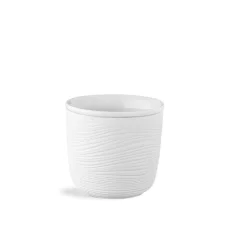 Dvoustěnný hrnek curly raw, bílý, 180 ml, Double wall cups