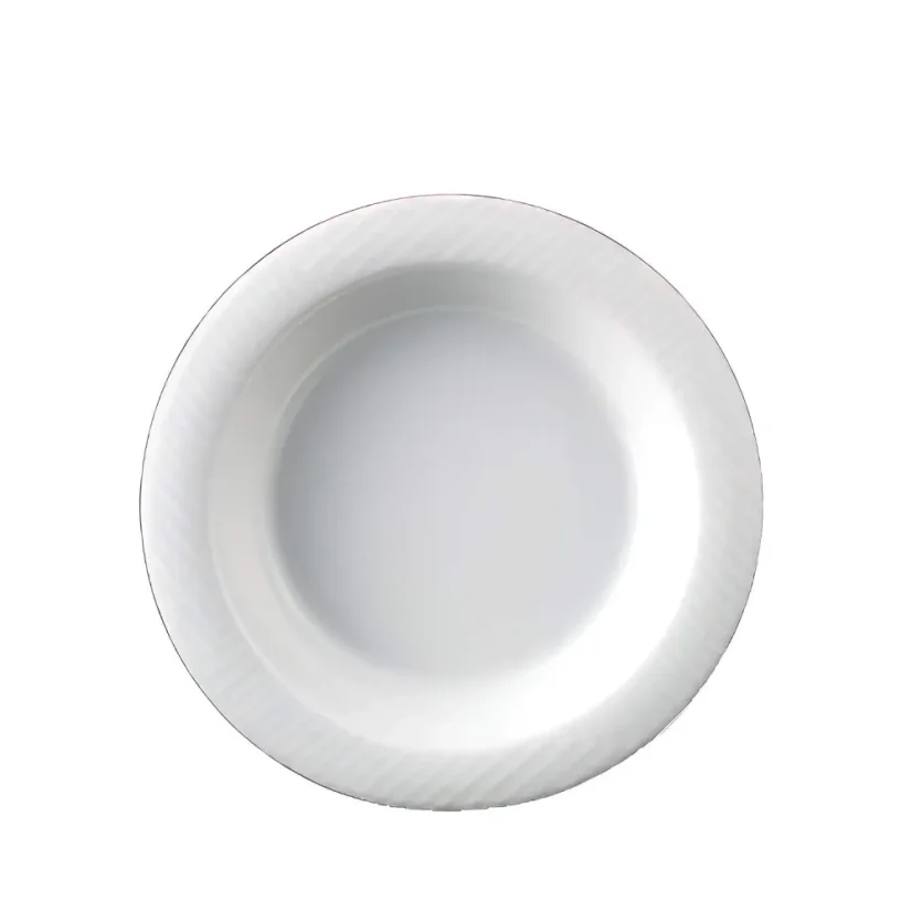 Talíř hluboký salátový, square, bílý, 17,1 cm, Time 