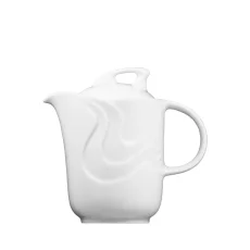 Konvice kávová s víčkem , bílá, 0,3 l, Melodie