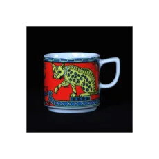 Šálek espresso, Gatto, červený, 90 ml, Bopla!