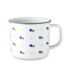 Retro hrnek, červené kvítky, 750 ml, Retro mugs