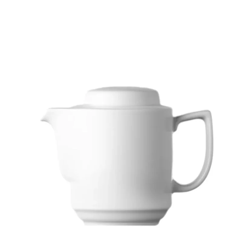 Konvice kávová s víčkem, bílá, 0,4 l, Diana 