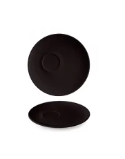 Podšálek excentrický, černý, 16 cm, Le choco Podšálek excentrický, černý, 16 cm, Le choco