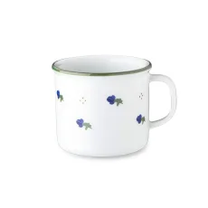 Retro hrnek, modré kvítky, 300 ml, Retro mugs 