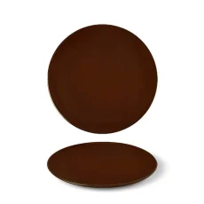Talíř dezertní, hnědý, 21 cm, Lifestyle 