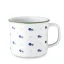 Retro hrnek, červené kvítky, 750 ml, Retro mugs