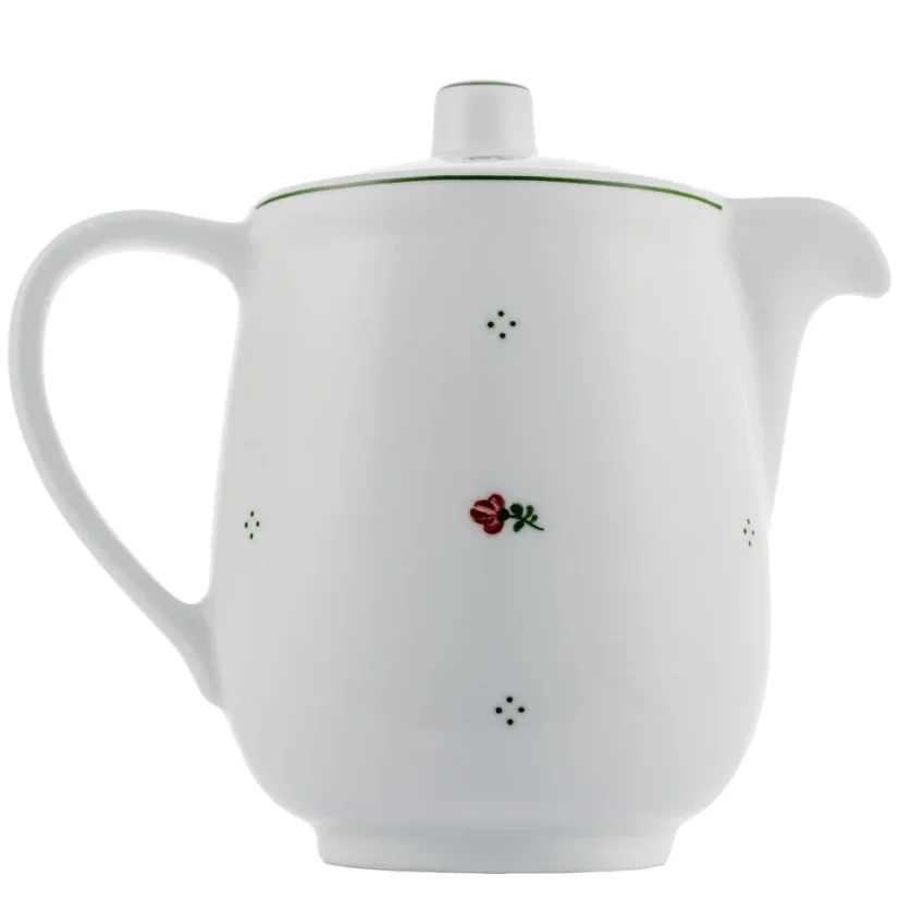 Konvice kávová s víčkem, červené kvítky, 1 l, Josefine Konvice kávová s víčkem, červené kvítky, 1 l, Josefine