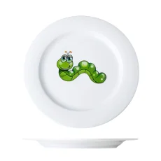 Talíř dezertní Housenka, 21 cm, Dětský dekor For KIDS Talíř dezertní Housenka, 21 cm, Dětský dekor For KIDS