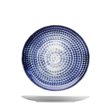 Talíř dezertní "coup", modrý dekor, 16 cm, Points 