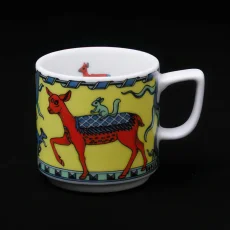 Šálek espresso, Faon, žlutý, 90 ml, Bopla! Šálek espresso, Faon, žlutý, 90 ml, Bopla!