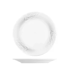 Talíř dezertní, bílý, 19,4 cm, Melodie
