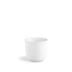 Dvoustěnný hrnek twist glazovaný, bílý, 80 ml, Double wall cups Dvoustěnný hrnek twist glazovaný, bílý, 80 ml, Double wall cups
