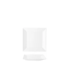 Talíř dezertní hranatý, bílý, 13,4x13,4 cm, Actual Talíř dezertní hranatý, bílý, 13,4x13,4 cm, Actual