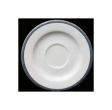 Podšálek, barevný lem, 16 cm, Charleston 